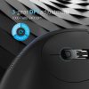 ZELOTES F36A 6-Buttons Vertical Grip Ergonomic Rechargeable Wireless Mouse (Black) - Image 7