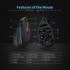 ZELOTES F36A 6-Buttons Vertical Grip Ergonomic Rechargeable Wireless Mouse (Black) - Image 9