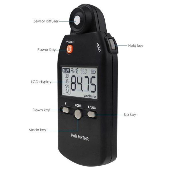 Portable Luminous Flux Visible Light Spectrometer Radiometer (PAR-355) - Image 3