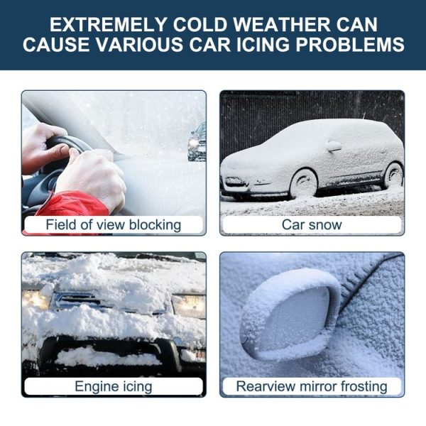 Rayhong Car Windshield Rearview Mirror Antifreeze Snow Melting Instrument (1pc) - Image 7