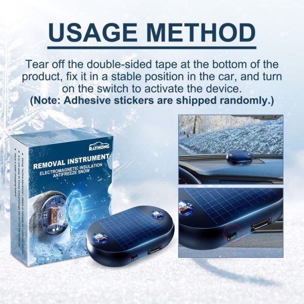 Rayhong Car Windshield Rearview Mirror Antifreeze Snow Melting Instrument (1pc) - Image 8