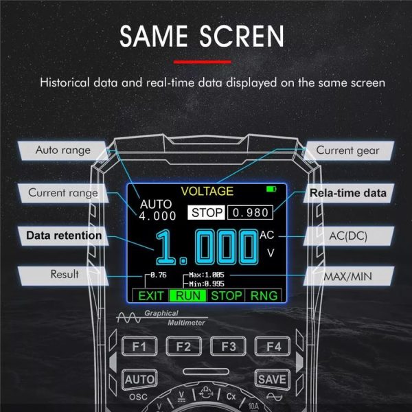 TOOLTOP 2 In 1 DIY Oscilloscope Mini Multimeter - Image 5
