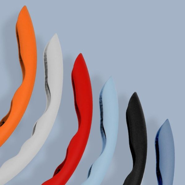 38cm Liquid Silicone Sweat-Absorbing Anti-Skid Car Steering Wheel Cover (Lavender Gray) - Image 2