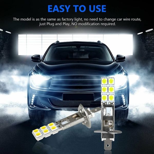 55W Automotive LED Bulbs High Brightness Fog Light (H1) - Image 5