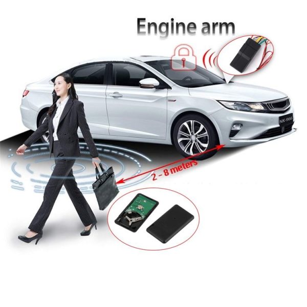 NENGKEE 12V 2.4Ghz Car Smart Lock Anti-Theft Device Immobilizer (Blue Color Box) - Image 6