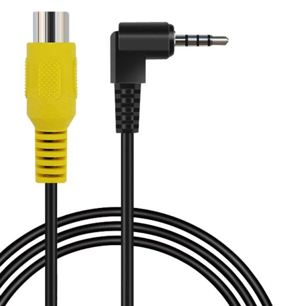 2.5mm 2pcs Stereo Four Section to RCA Female Car Navigation Video Cable - Image 2
