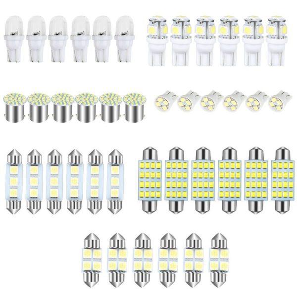 42pcs / Set Car Interior Reading LED Light Combination Set