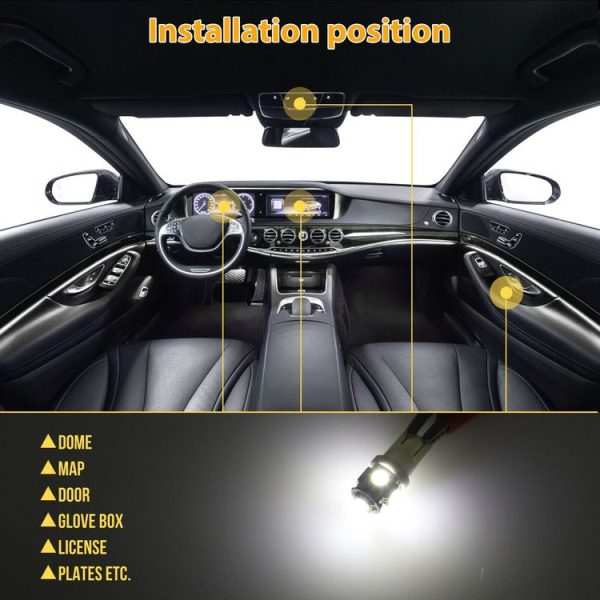 42pcs / Set Car Interior Reading LED Light Combination Set - Image 7