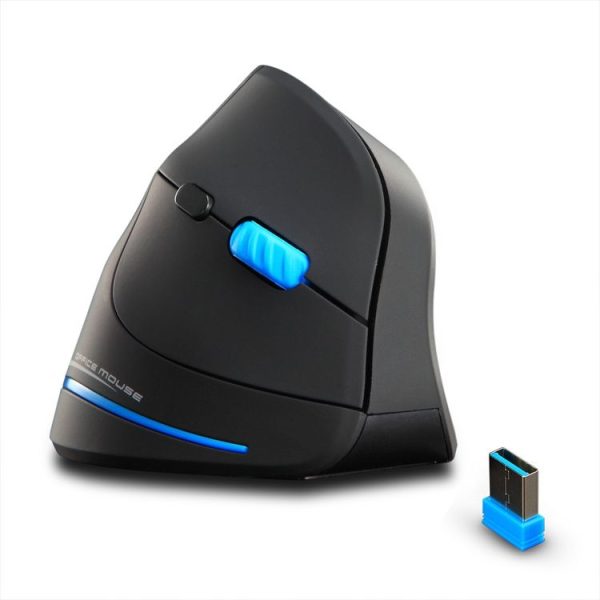 ZELOTES F-35A 6-Buttons Vertical Grip Ergonomic Rechargeable Wireless Mouse (Wireless Version)