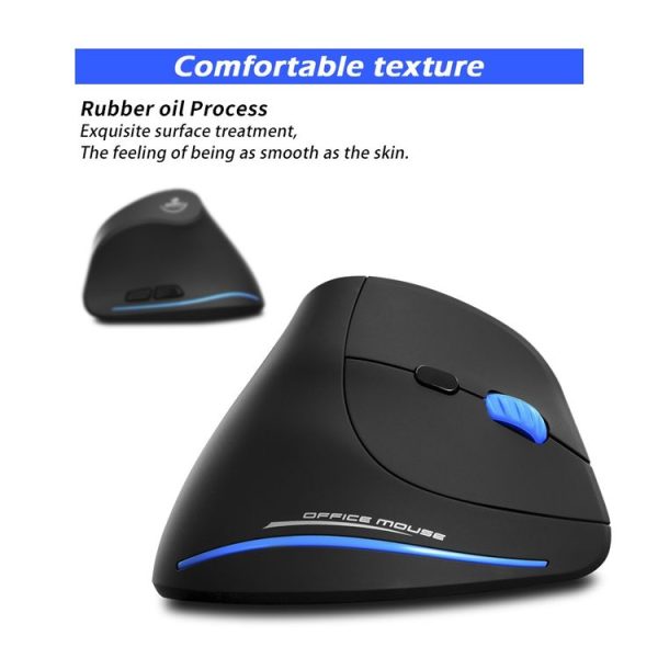 ZELOTES F-35A 6-Buttons Vertical Grip Ergonomic Rechargeable Wireless Mouse (Wireless Version) - Image 12