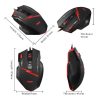 ZELOTES C8 8-buttons Ergonomic Game Programming Custom Wired Mouse (Black) - Image 3