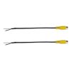 2pcs Car Single AV Audio Cable Lotus Connector RCA Stereo Wire With Shield (E1-9)