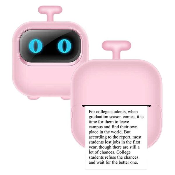 Portable Mini Thermal HD Printer Bluetooth Student Error Title Note Photo Printing Label Maker Camera (White) - Image 2