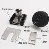 Home Cabinet Desk Drawer Combination Lock Lockers File Security Latches, Style: Black Beveled - Image 5