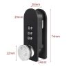 Home Drawer Locker Mechanical Dial And Quarter Turn Combination Lock, Style: Left Turn - Image 3