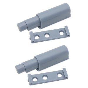 2sets Home Cabinet Door No Pull Handle Thick And Short Magnetic Bouncer