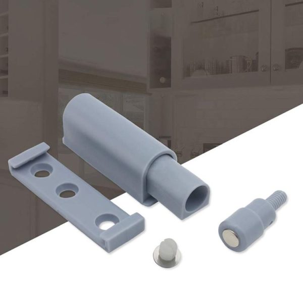 2sets Home Cabinet Door No Pull Handle Thick And Short Magnetic Bouncer - Image 2