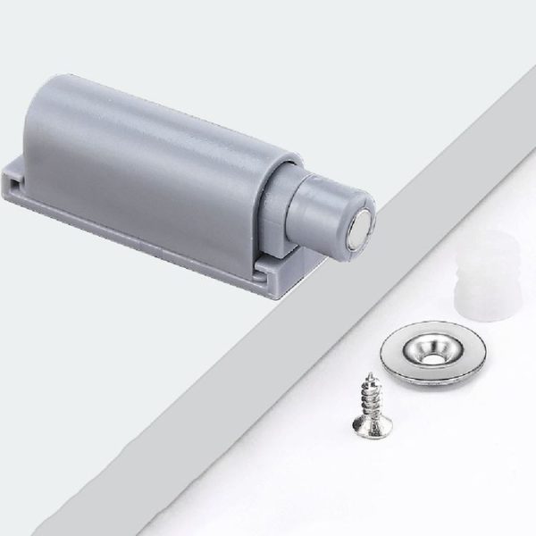 2sets Home Cabinet Door No Pull Handle Thick And Short Magnetic Bouncer - Image 6