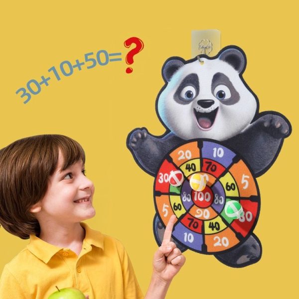 Cartoon Sticky Ball Board Throwing Indoor and Outdoor Toys with 3 Balls, Style: Crocodile - Image 4