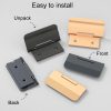 Invisible Simple Drawer Exposed Mounted Concealed Button Flip Flop Handle (Gold) - Image 3