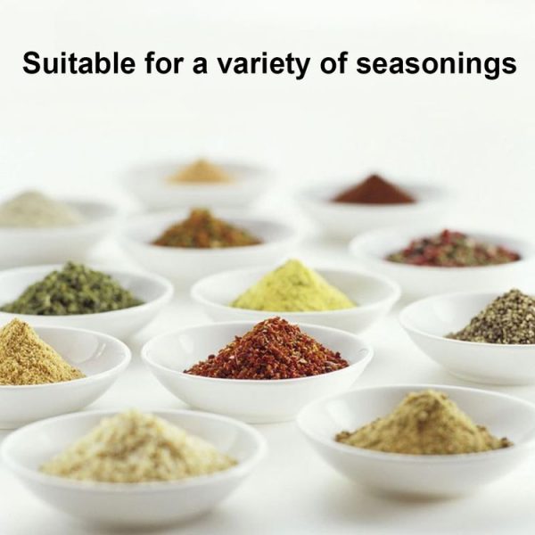 Multifunctional Kitchen Seasoning Electric Grinder Adjustable Coarse and Fine Pepper Grinder (White) - Image 3