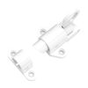 Solid Aluminum Alloy Plane Shape Spring Automatic Rebound Latch (White)