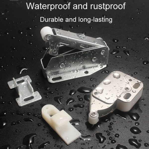 2pcs Household Thickened Closet Cabinet Door Latch, Style: Elephant Trunk Lock - Image 6