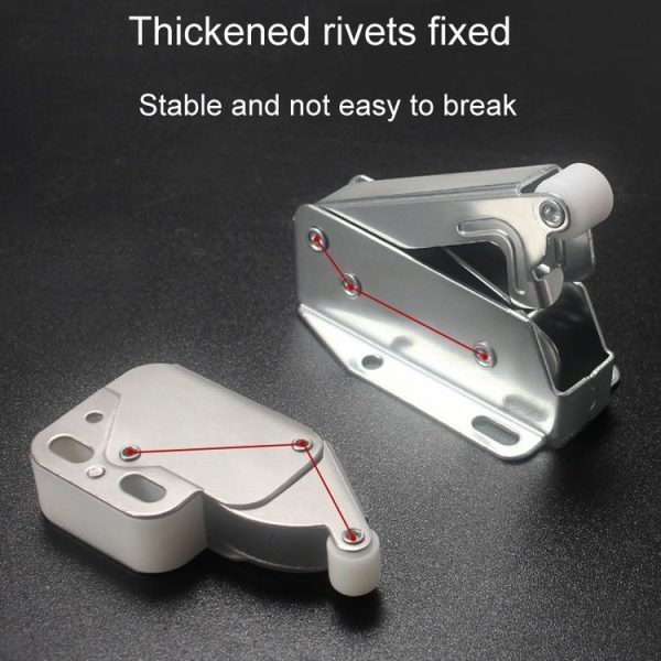 2pcs Household Thickened Closet Cabinet Door Latch, Style: Elephant Trunk Lock - Image 7