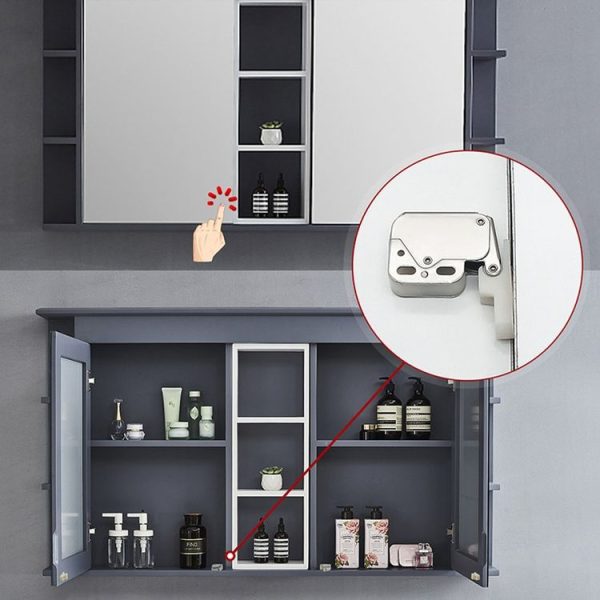 2pcs Household Thickened Closet Cabinet Door Latch, Style: Elephant Trunk Lock - Image 8