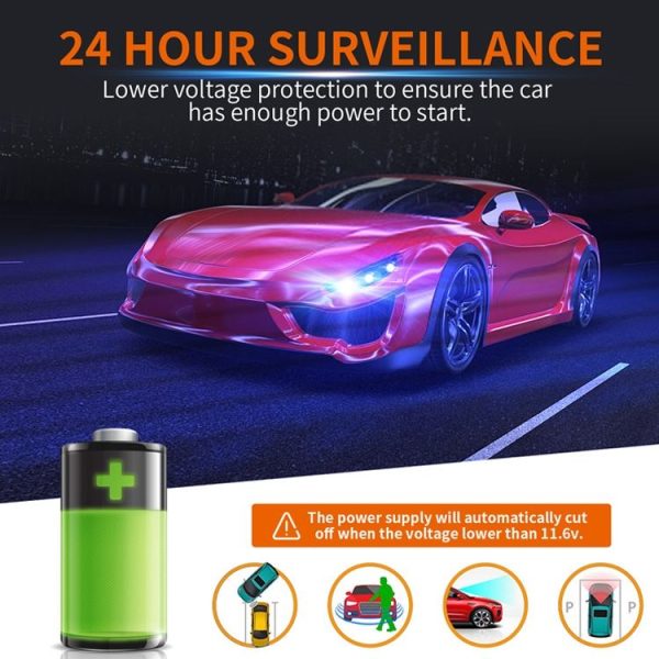 12V to 5V Universal Car Driving Recorder Power Supply Voltage Reduction Line (Micro) - Image 8