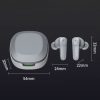 A98 AI Intelligent Translation Wireless Physical Noise Cancellation Bluetooth Earphones (Black) - Image 3