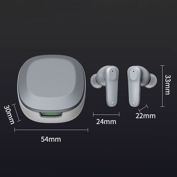 A98 AI Intelligent Translation Wireless Physical Noise Cancellation Bluetooth Earphones (Black) - Image 3