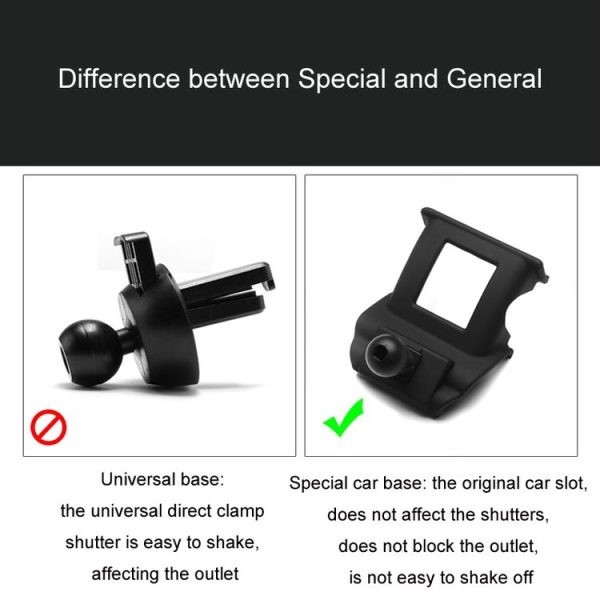 Toyota Car Air Outlet Phone Holder Base, Model: 04-11 Corolla - Image 3