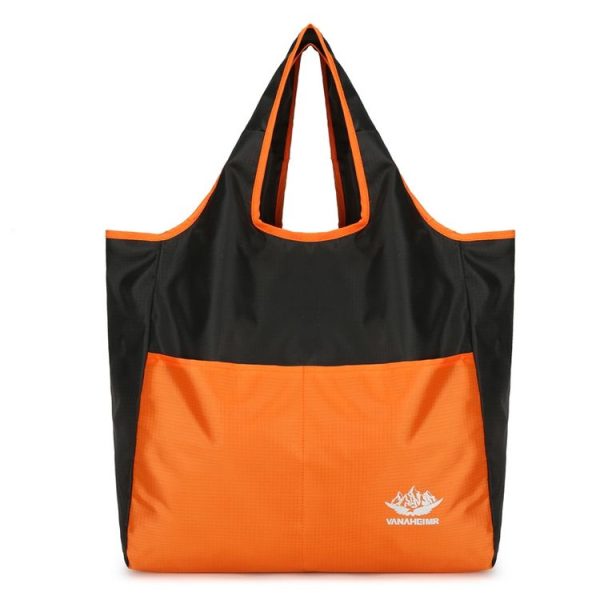 Vanaheimr Tote Shoulder Bag Outdoor Sports Handbag Waterproof Folding Hiking Travel Storage Bag (Orange)