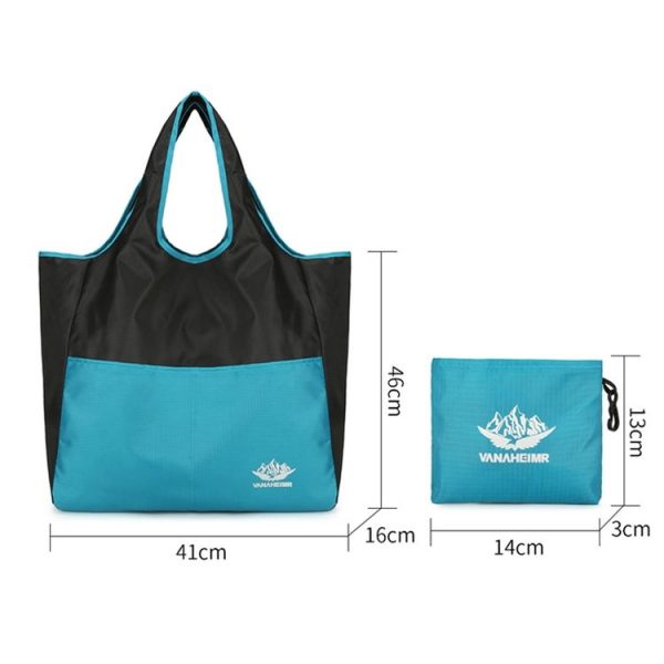 Vanaheimr Tote Shoulder Bag Outdoor Sports Handbag Waterproof Folding Hiking Travel Storage Bag (Orange) - Image 5