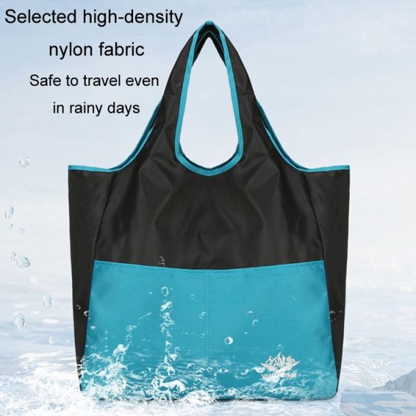 Vanaheimr Tote Shoulder Bag Outdoor Sports Handbag Waterproof Folding Hiking Travel Storage Bag (Orange) - Image 7