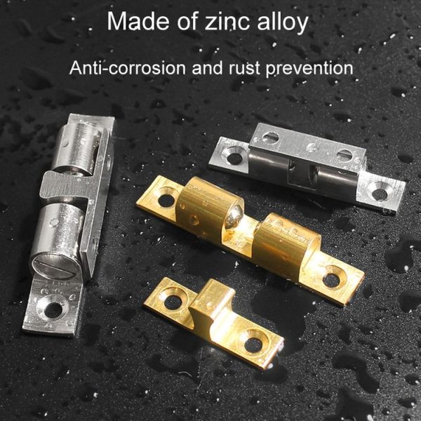 2pcs Cabinet Magnetic Spring Buckle Ball Door Sucker, Style: Small Gold - Image 8