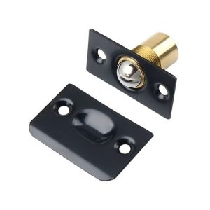 Household Stainless Steel And Copper Door Bumbler Lock, Color: Black