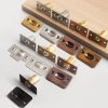 Household Stainless Steel And Copper Door Bumbler Lock, Color: Black - Image 2