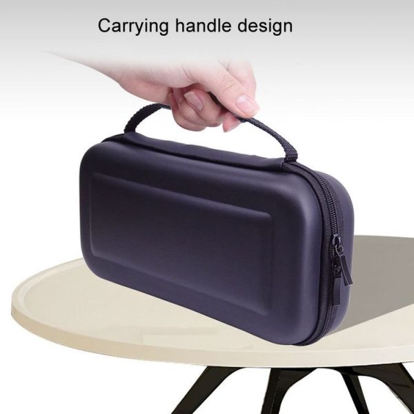 Nitendo Switch Oled Game Console Leather Storage Bag Hard-shell Host Protective Case (Black) - Image 6