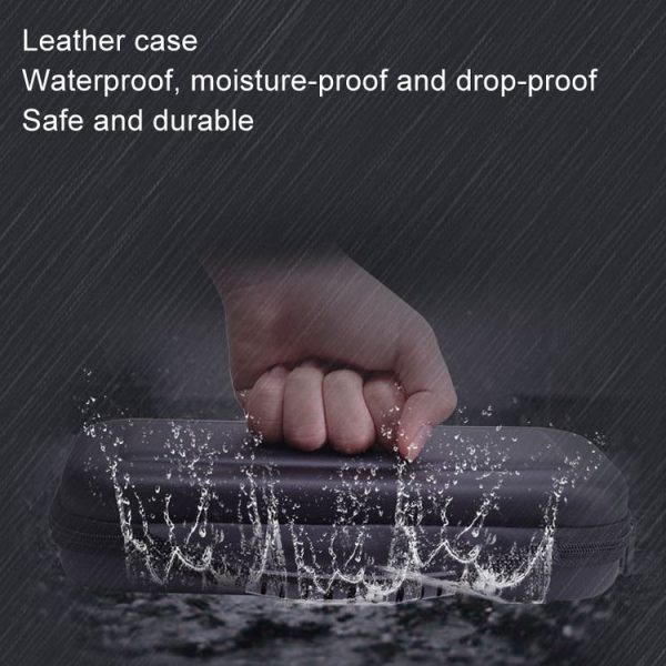 Nitendo Switch Oled Game Console Leather Storage Bag Hard-shell Host Protective Case (Black) - Image 7