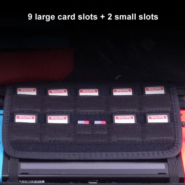 Nitendo Switch Oled Game Console Leather Storage Bag Hard-shell Host Protective Case (Black) - Image 8