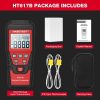 HABOTEST HT617B Digital Dual Channel Thermocouple Thermometer (Black Red) - Image 10