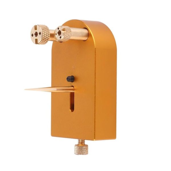 Square Metal Watch Hairspring Movement Balance Wheel Bracket (Copper) - Image 2