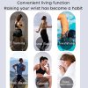 SANDA Student Sports Watch Calorie Counting Electronic Watch Sleep Monitoring Smart Watch (Black) - Image 10