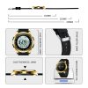 SANDA Student Sports Watch Calorie Counting Electronic Watch Sleep Monitoring Smart Watch (Black) - Image 12
