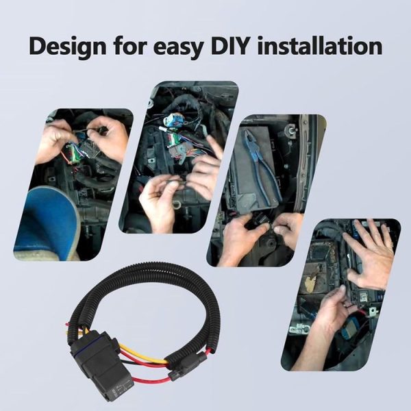 Jeep / Dodge / Chrysler Vehicle Fuel Pump Relay Wiring Harness Kit - Image 3