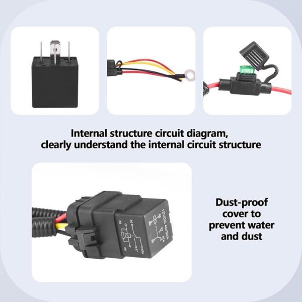 Jeep / Dodge / Chrysler Vehicle Fuel Pump Relay Wiring Harness Kit - Image 5