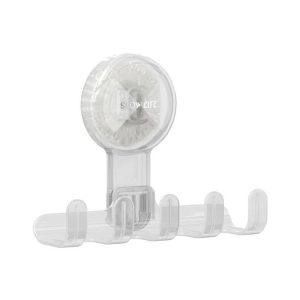 Multifunctional Household Suction Cup Hook Storage Rack Traceless Adhesive Hook (Transparent)