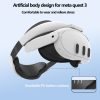 Meta Quest 3 VR Helmet Retractable Head Strap Comfortable To Wear (White) - Image 3